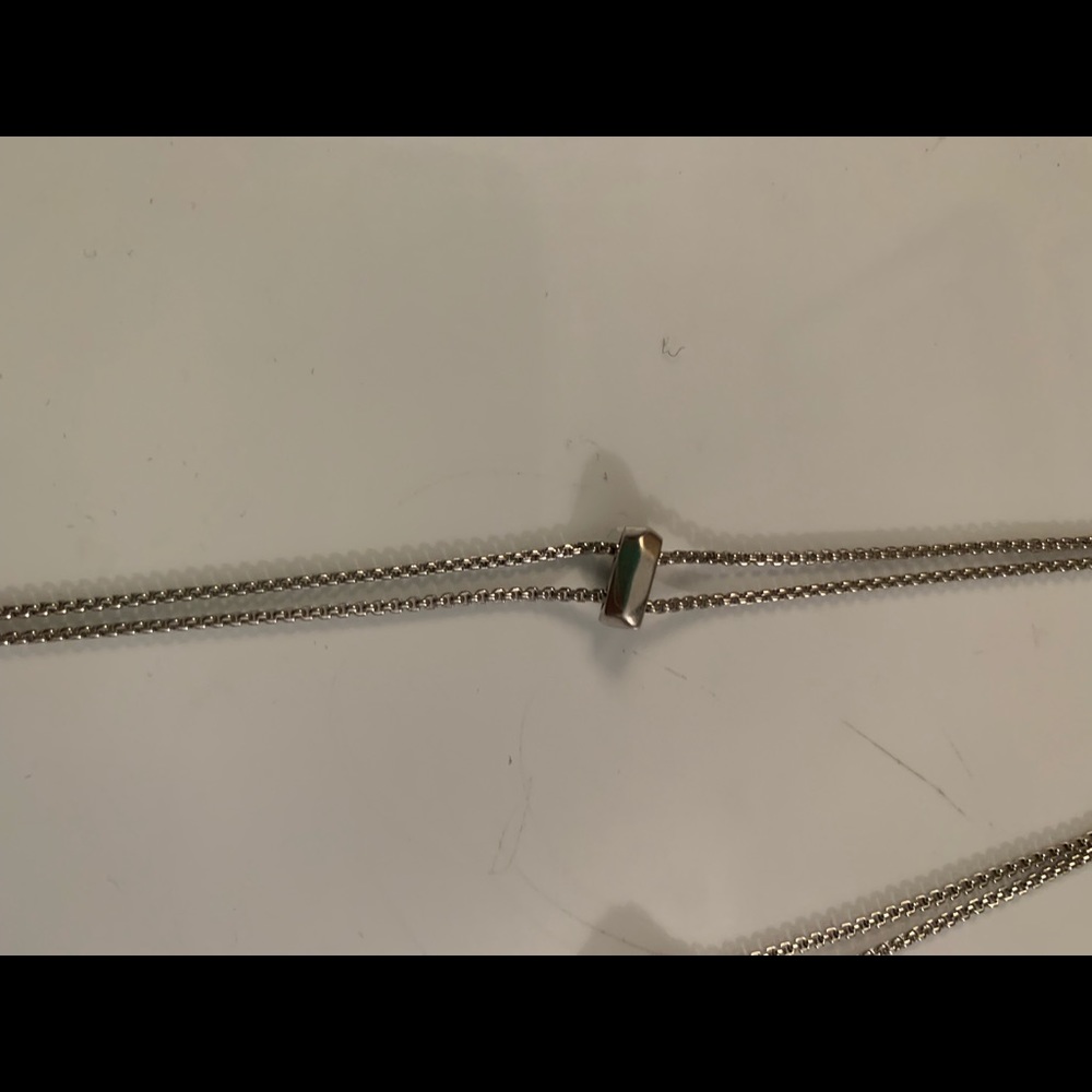 Kendra Scott drop necklace with two stones - Picture 4 of 5
